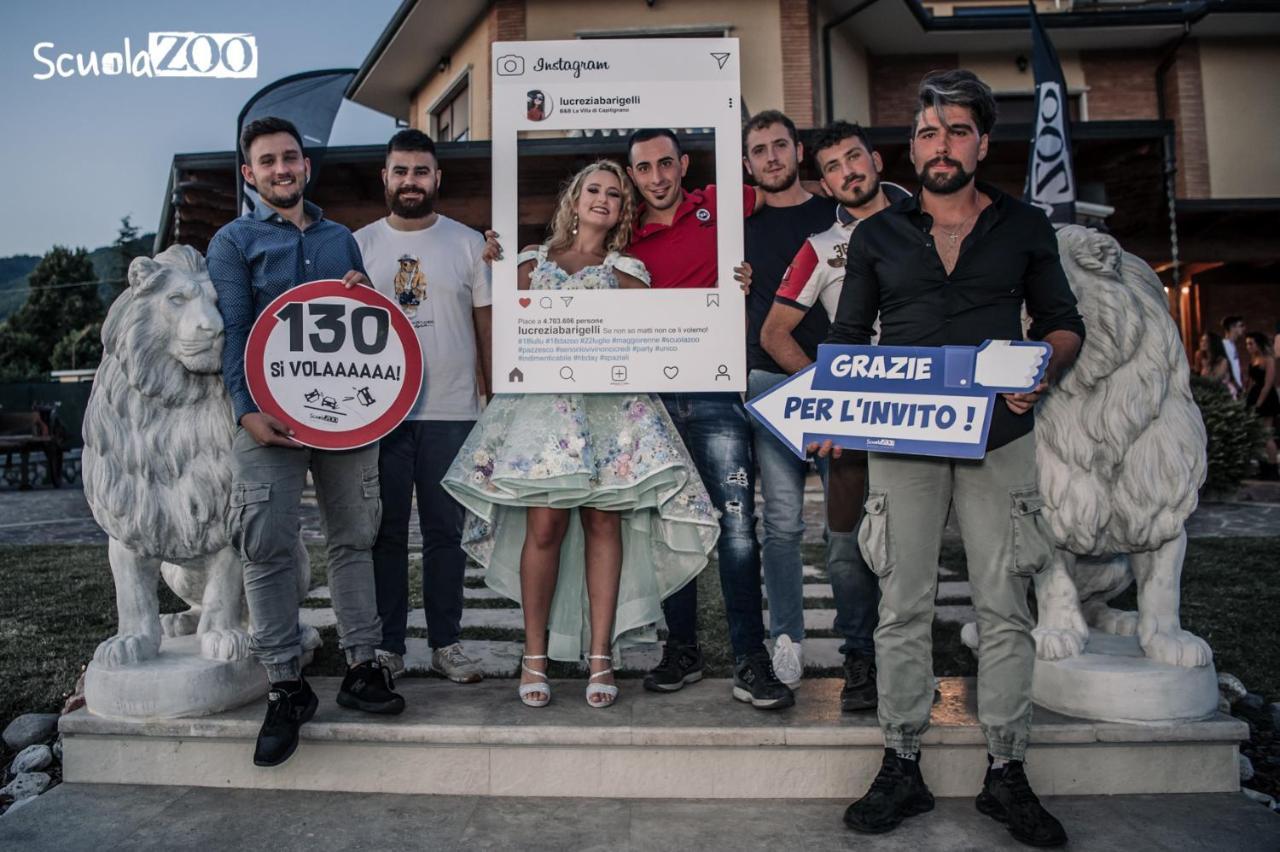 La Villa Guest House Capitignano Dış mekan fotoğraf
